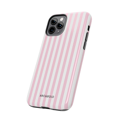 Pink Striped - Tough Phone Case - Arc & Bold