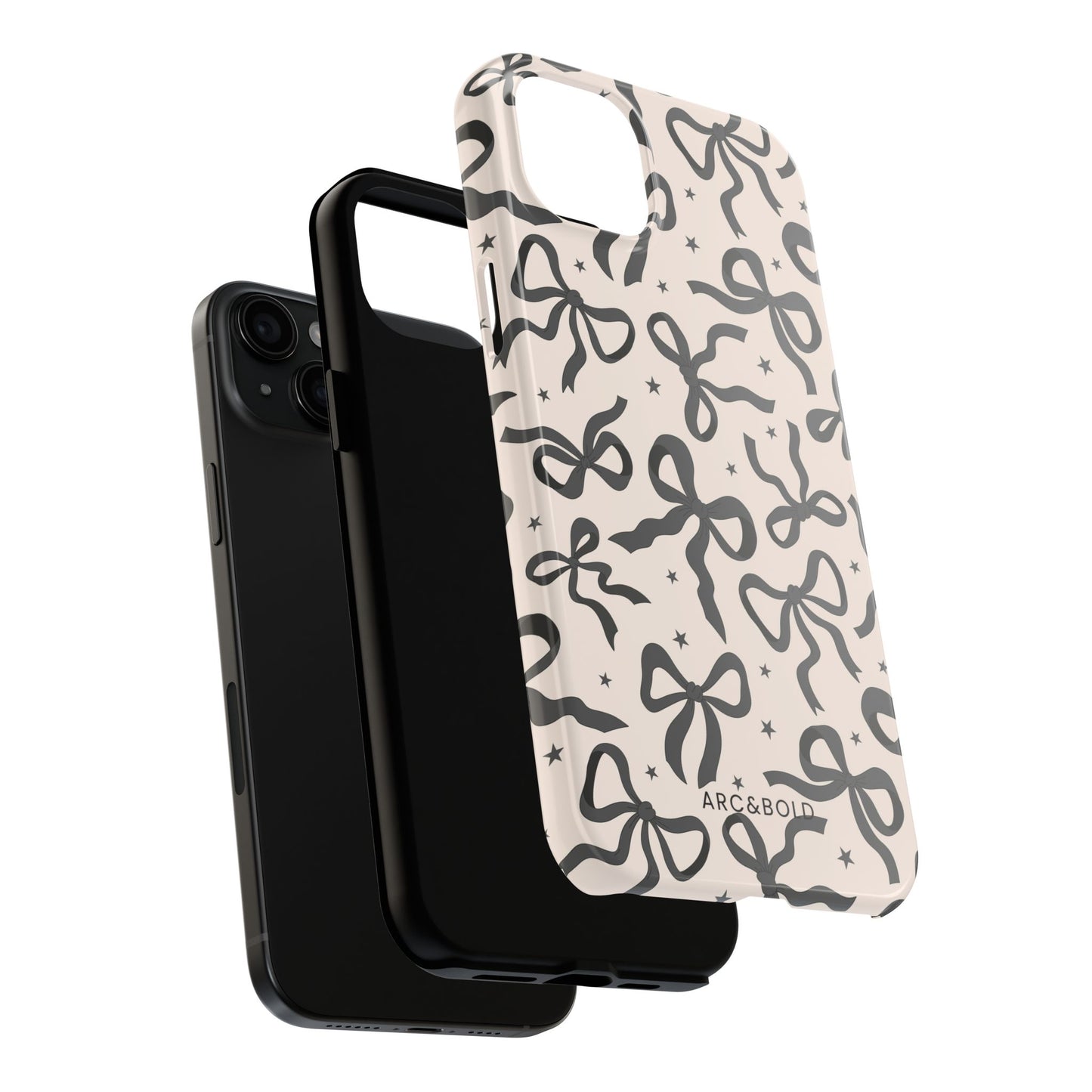 Noir Bows - Tough Phone Case