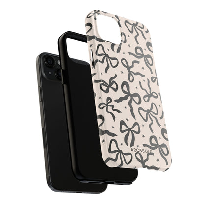 Noir Bows - Tough Phone Case
