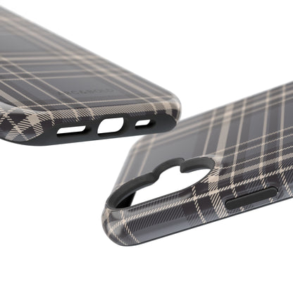 Monochrome Tartan - Magnetic Tough Case - Arc & Bold