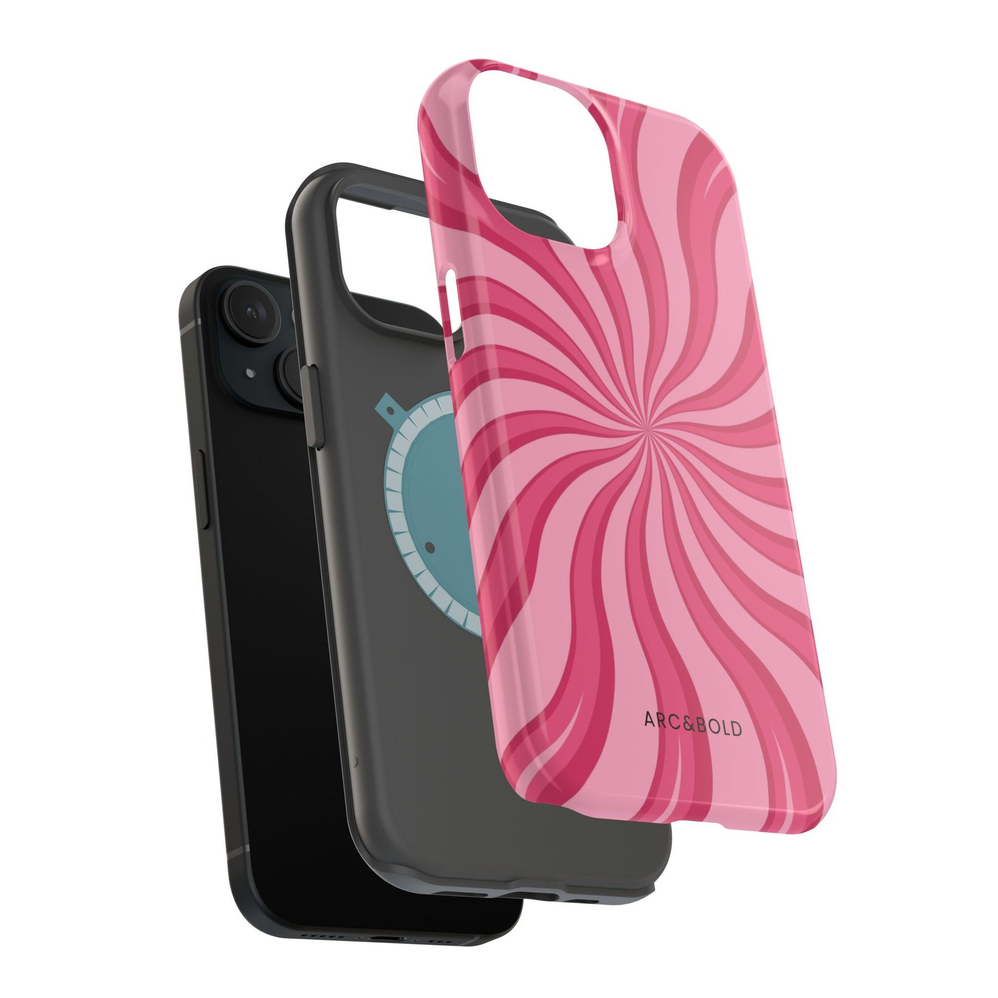 Candy Swirl - Magnetic Phone Case - Arc & Bold