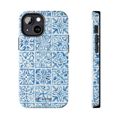 Blue Mosaic - Tough Phone Case - Arc & Bold