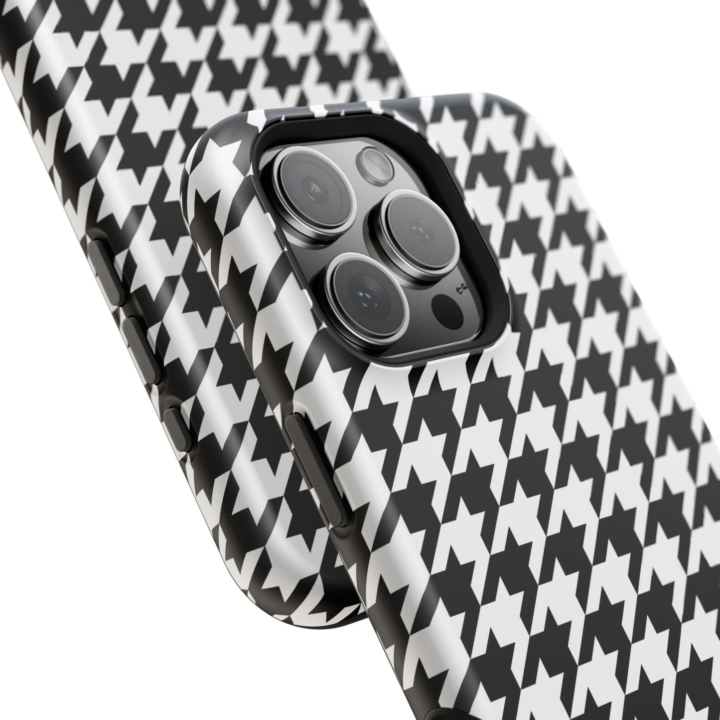 Houndstooth - Magnetic Phone Case - Arc & Bold