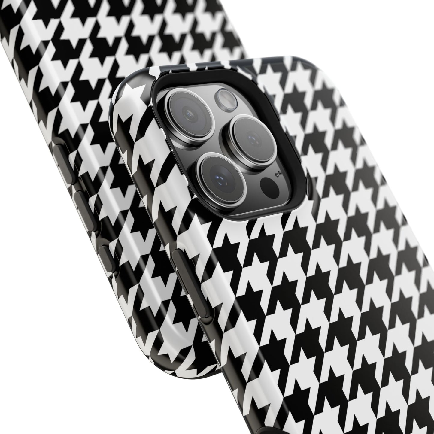 Houndstooth - Magnetic Phone Case - Arc & Bold