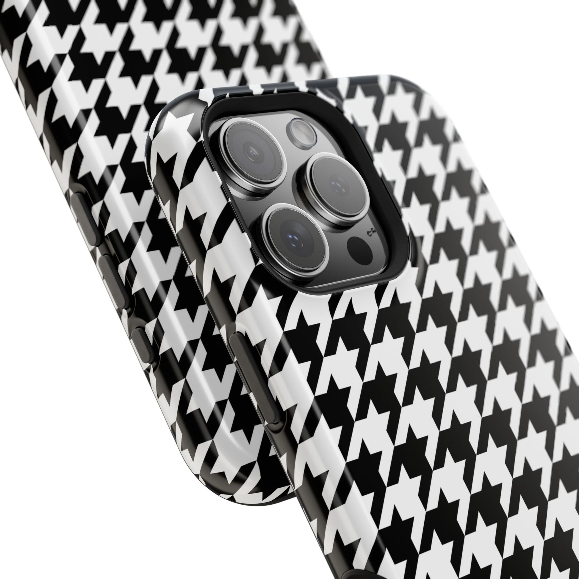 Houndstooth - Magnetic Phone Case - Arc & Bold
