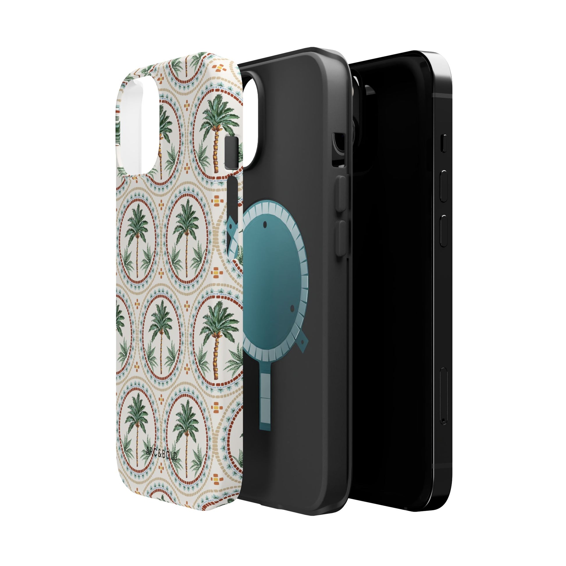 Tropical Tile Palm - Magnetic Tough Case - Arc & Bold