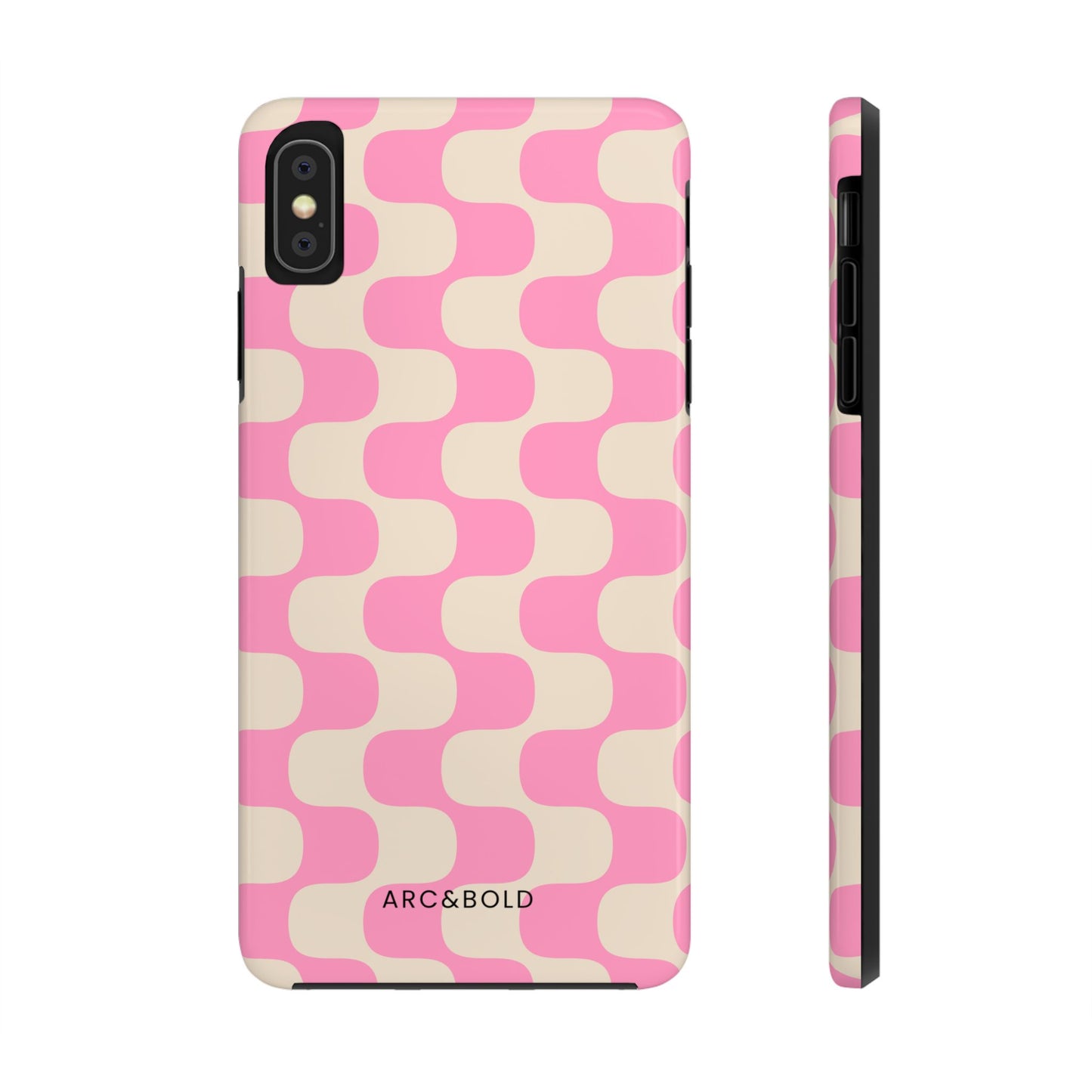 Pink Waves - Tough Phone Case - Arc & Bold