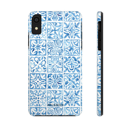 Blue Mosaic - Tough Phone Case - Arc & Bold