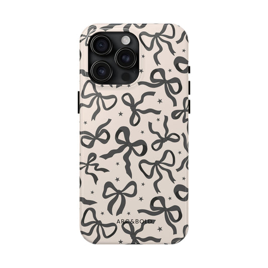 Noir Bows - Tough Phone Case