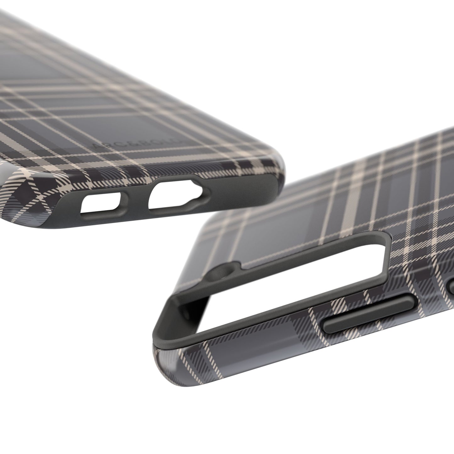 Monochrome Tartan - Tough Phone Case