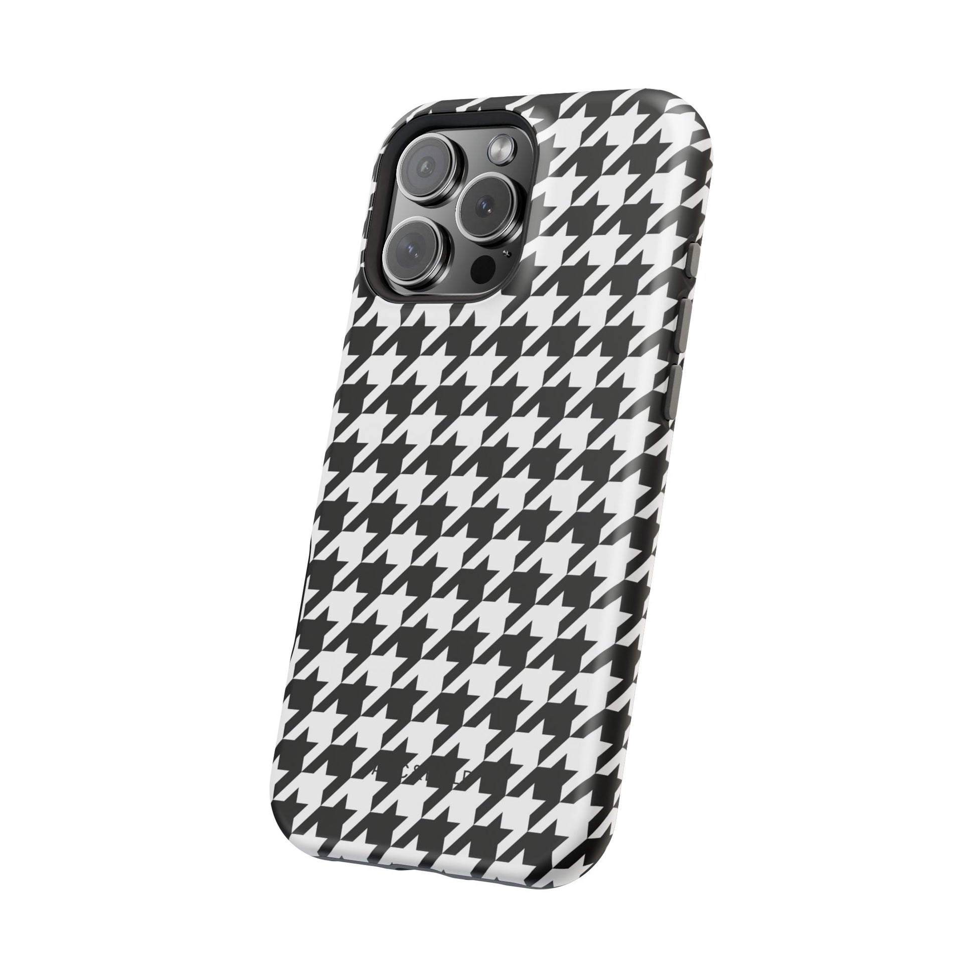 Houndstooth - Magnetic Phone Case - Arc & Bold