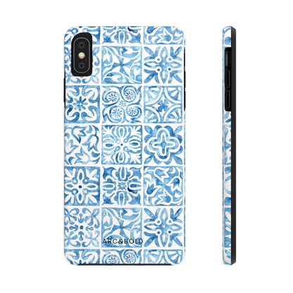Blue Mosaic - Tough Phone Case - Arc & Bold