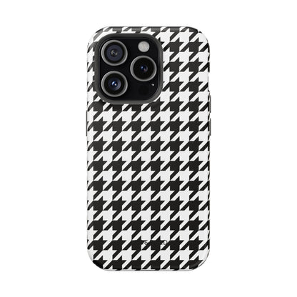 Houndstooth - Magnetic Phone Case - Arc & Bold