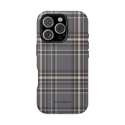 Monochrome Tartan - Magnetic Tough Case - Arc & Bold