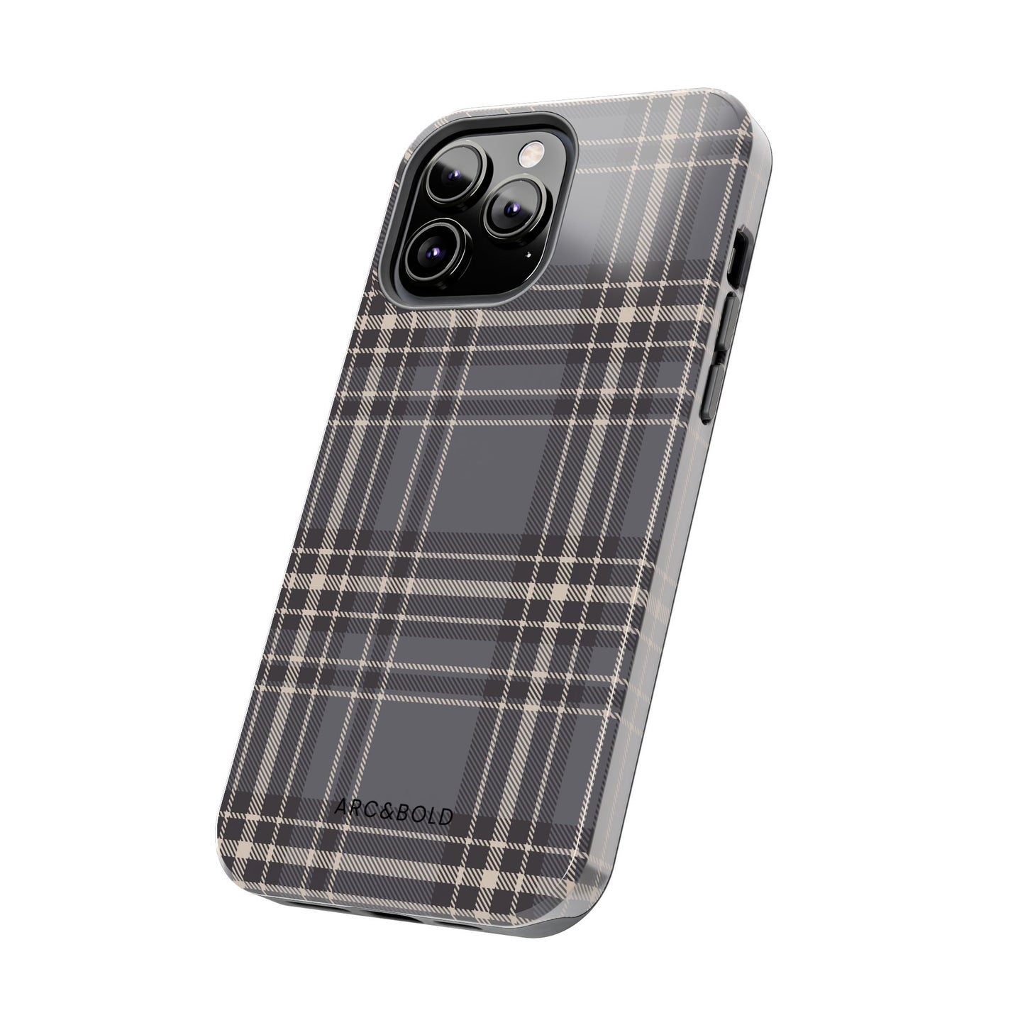 Monochrome Tartan - Tough Phone Case