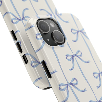 Blue Bow - Tough Phone Case - Arc & Bold