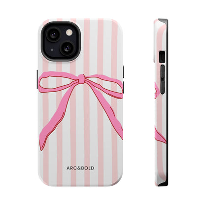 Pink Bow - Magnetic Phone Case - Arc & Bold