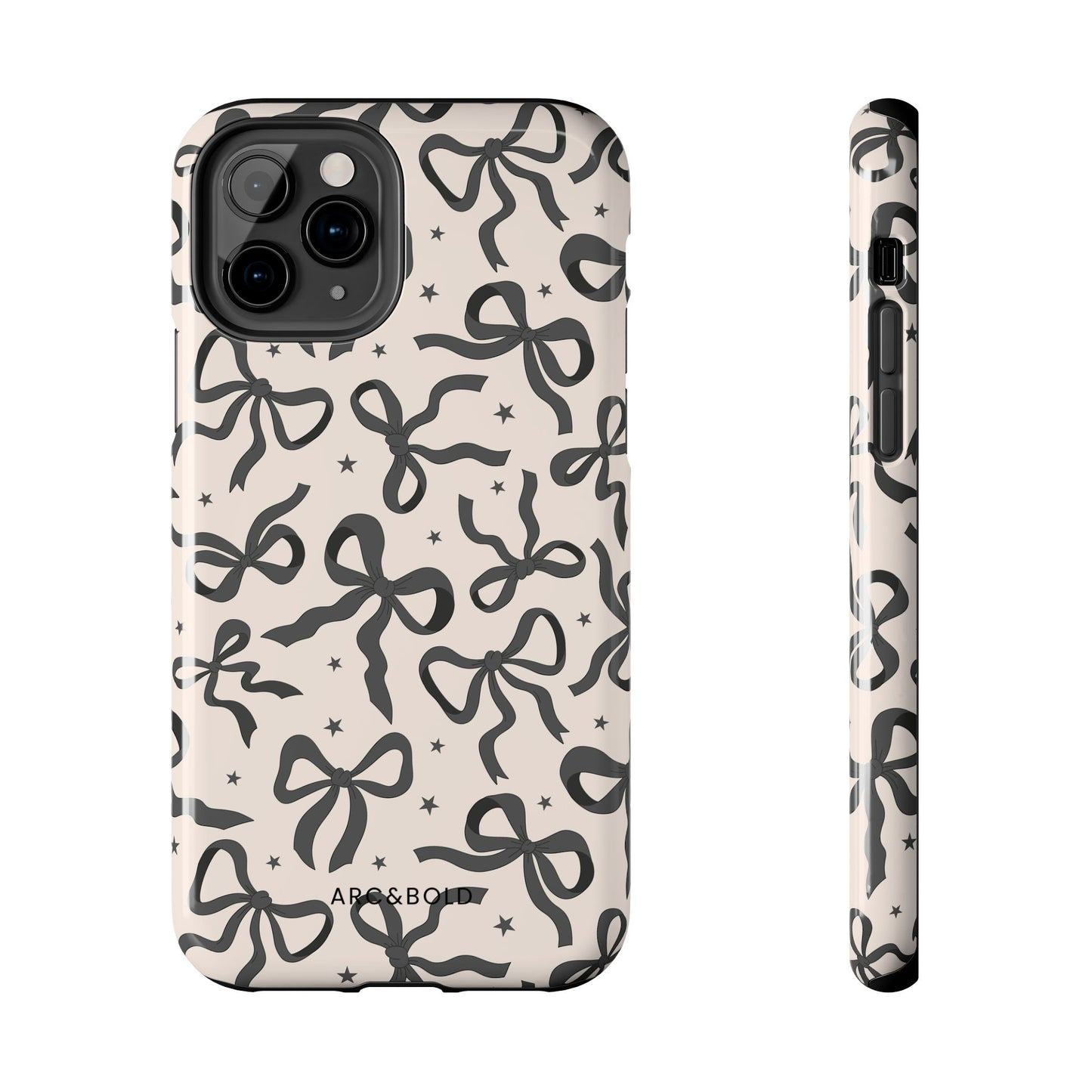 Noir Bows - Tough Phone Case