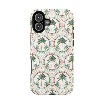 Tropical Tile Palm - Magnetic Tough Case - Arc & Bold