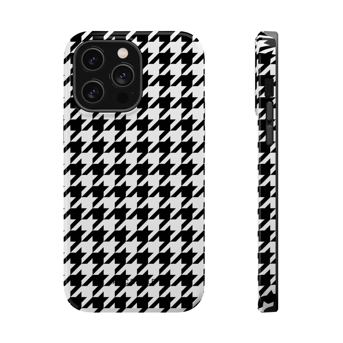 Houndstooth - Magnetic Phone Case - Arc & Bold