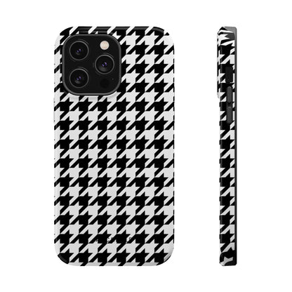 Houndstooth - Magnetic Phone Case - Arc & Bold