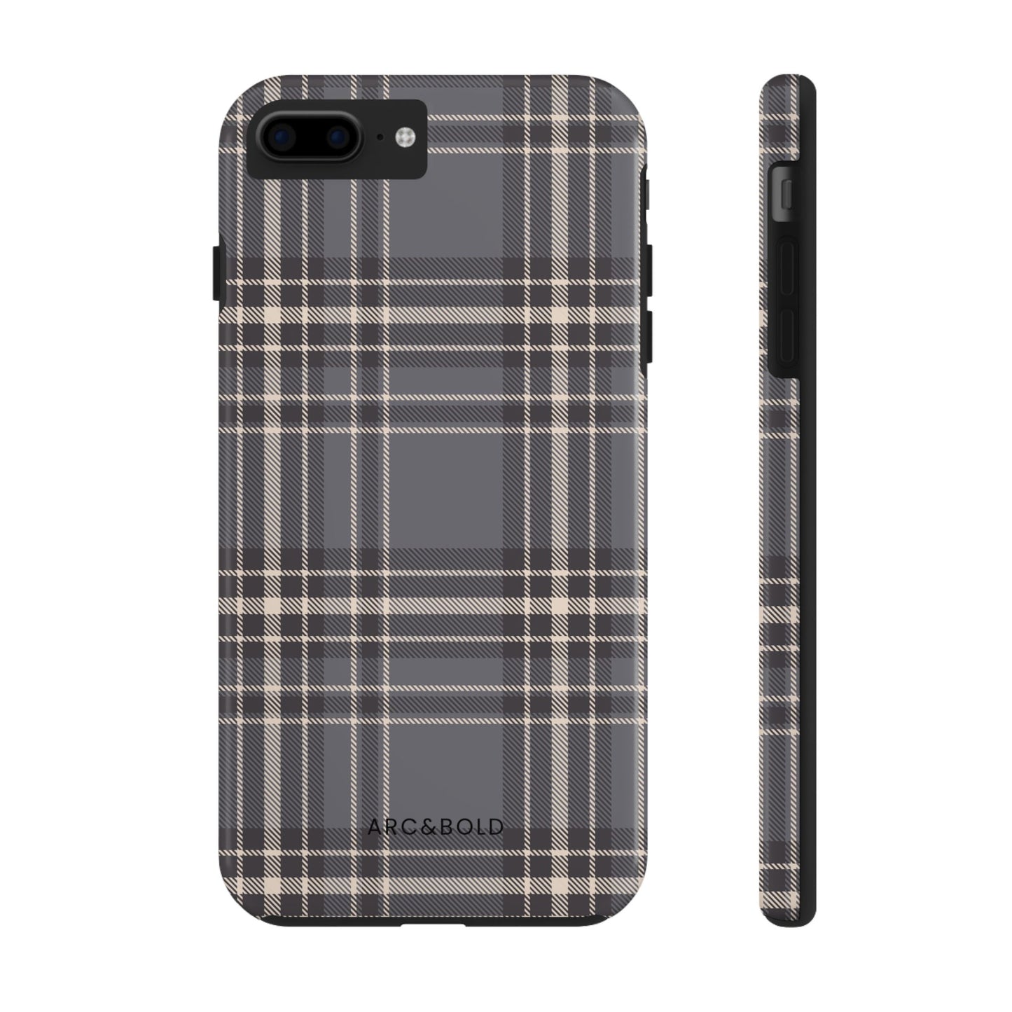 Monochrome Tartan - Tough Phone Case