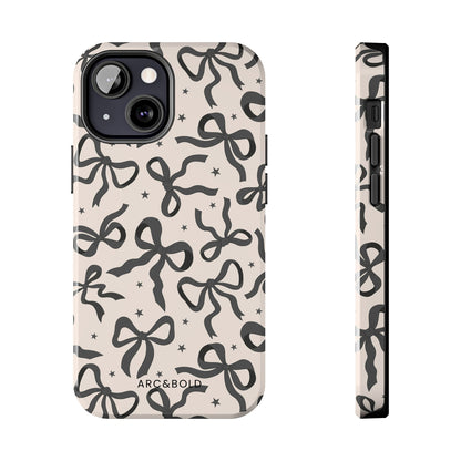 Noir Bows - Tough Phone Case
