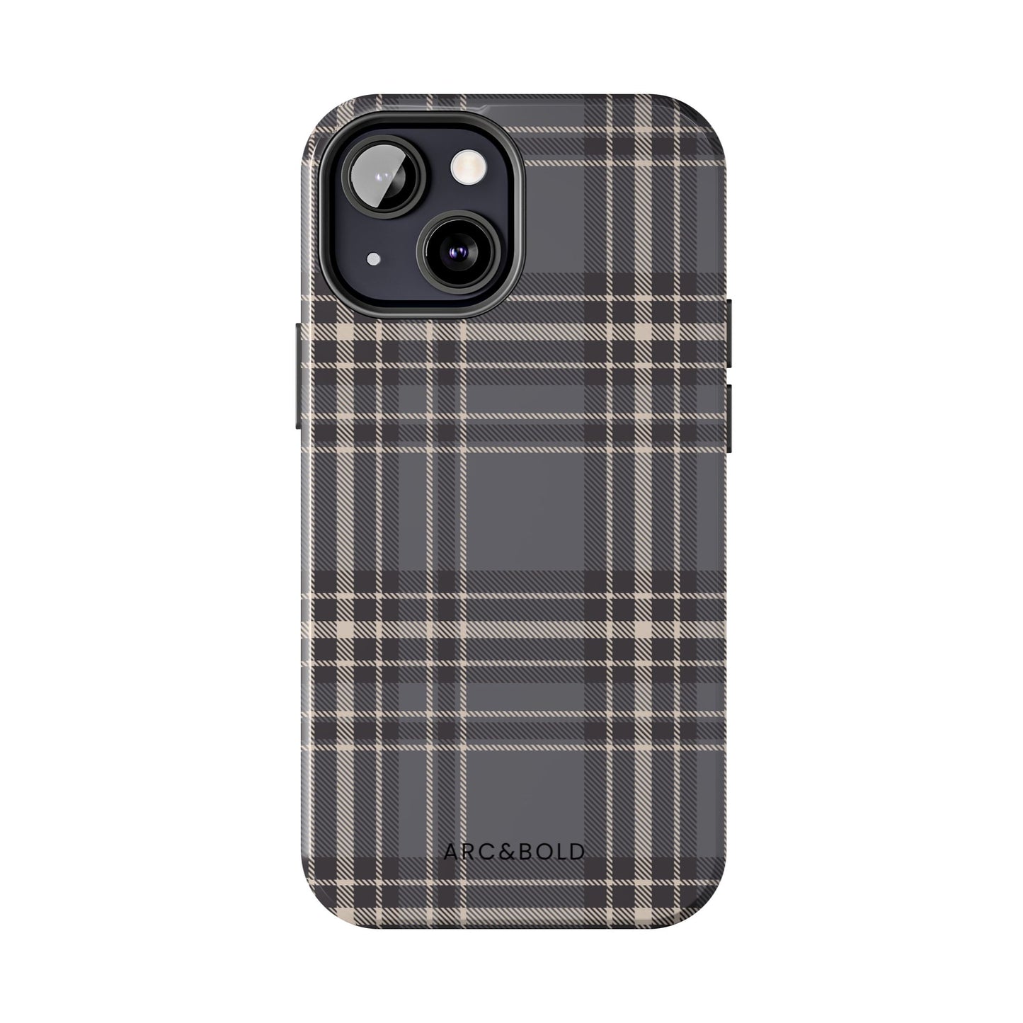 Monochrome Tartan - Tough Phone Case