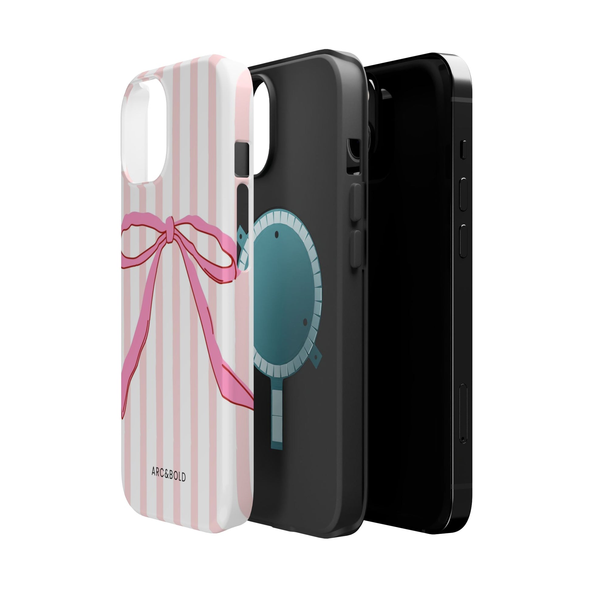 Pink Bow - Magnetic Phone Case - Arc & Bold