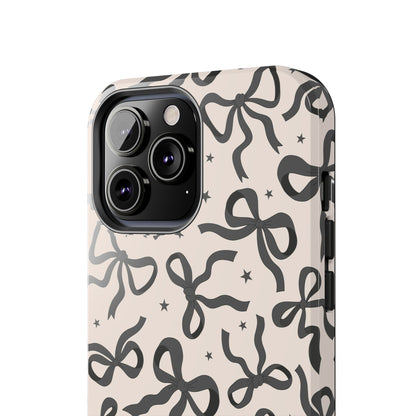 Noir Bows - Tough Phone Case