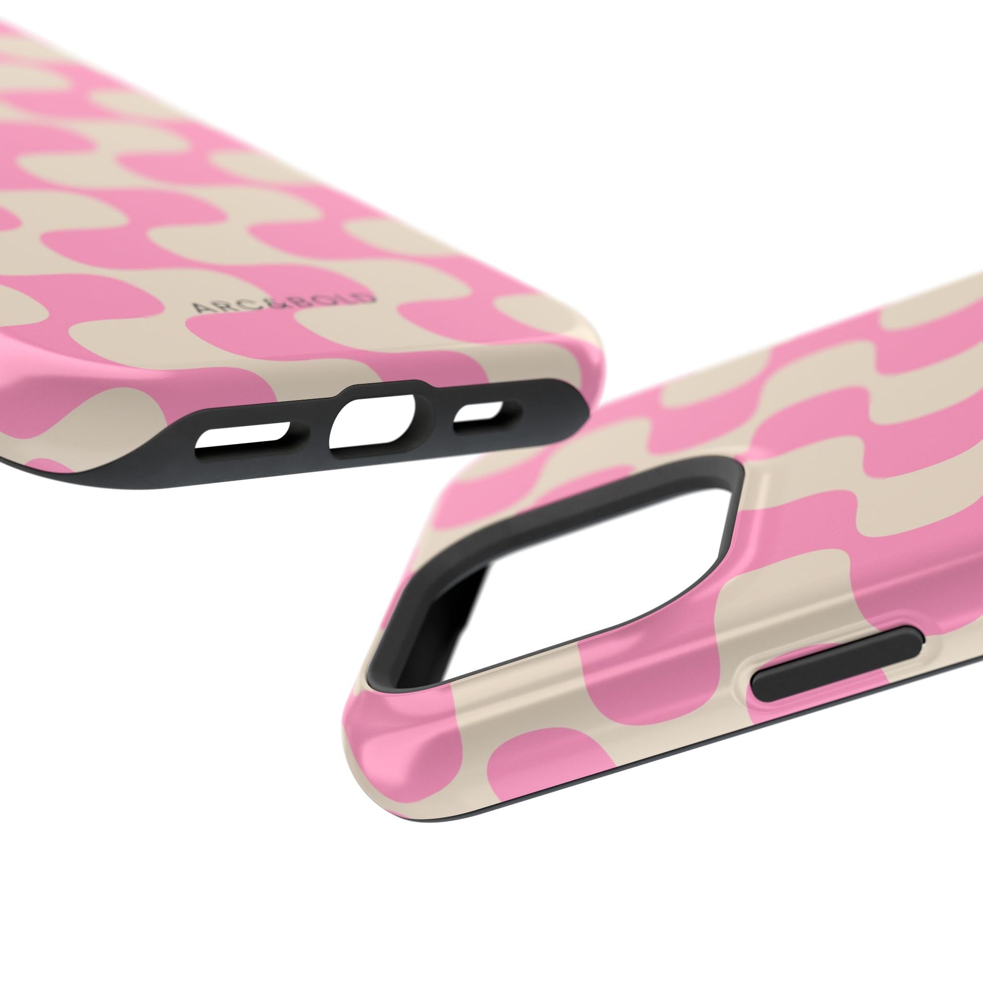 Pink Waves - Magnetic Phone Case - Arc & Bold