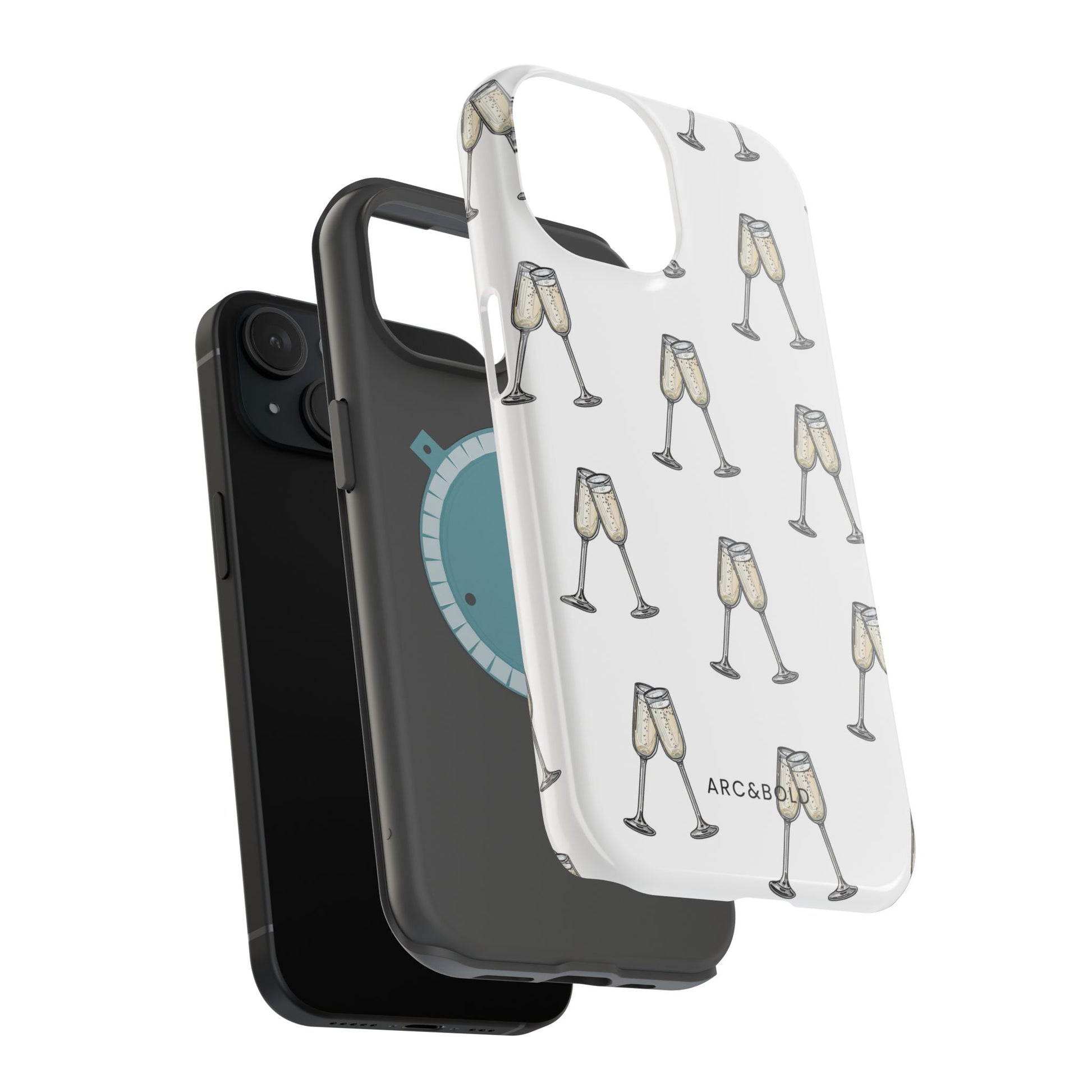 Champagne Toast -Magnetic Tough Case - Arc & Bold