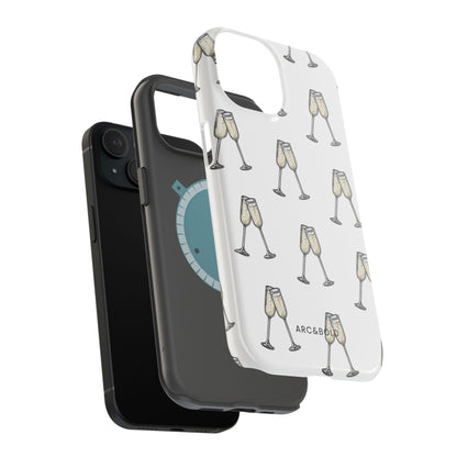 Champagne Toast -Magnetic Tough Case - Arc & Bold