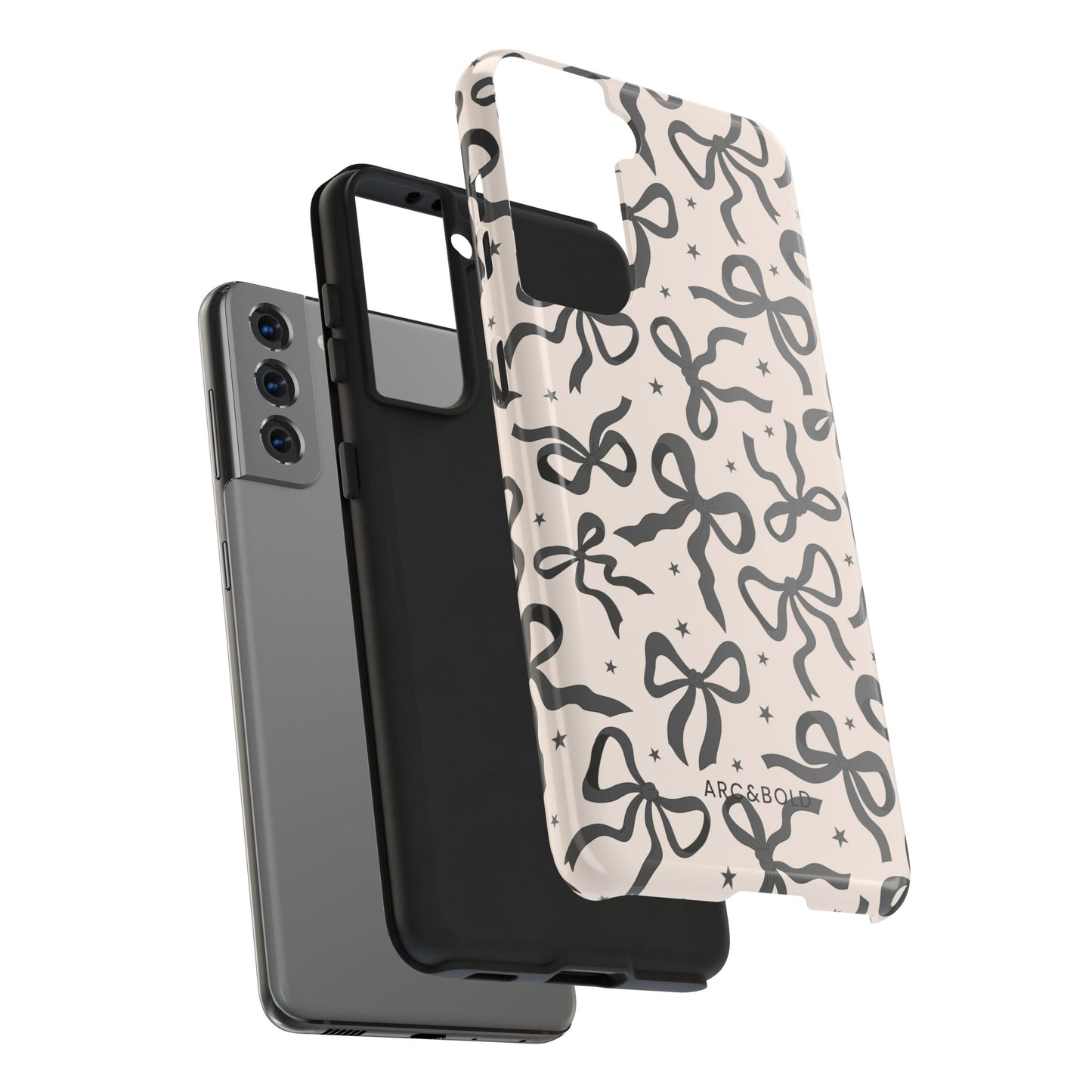 Noir Bows - Tough Phone Case