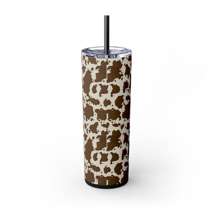 Moo Mood - Skinny Tumbler with Straw, 20oz - Arc & Bold