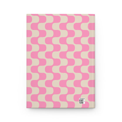 Pink Waves - Hardcover Journal Matte - Arc & Bold