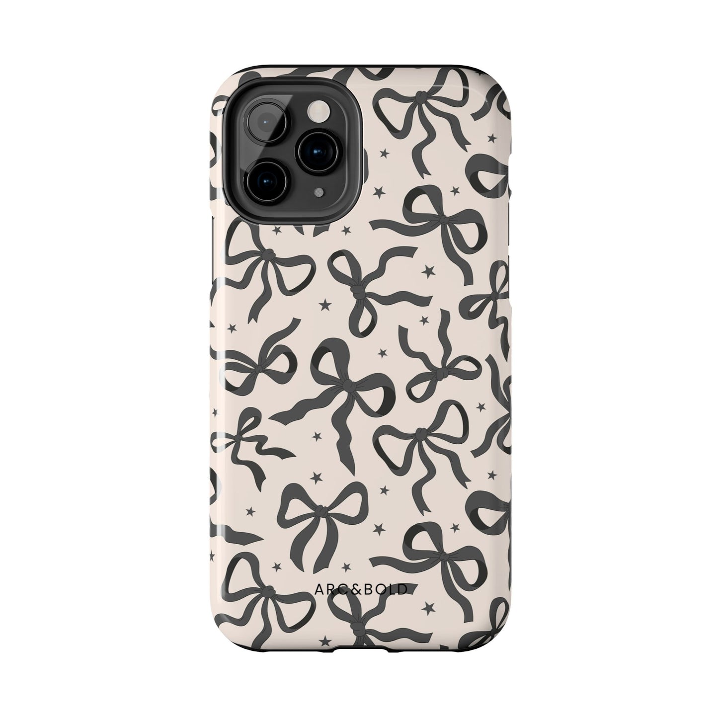 Noir Bows - Tough Phone Case