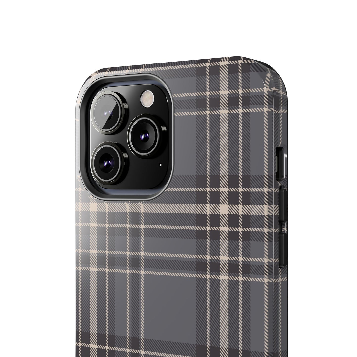 Monochrome Tartan - Tough Phone Case