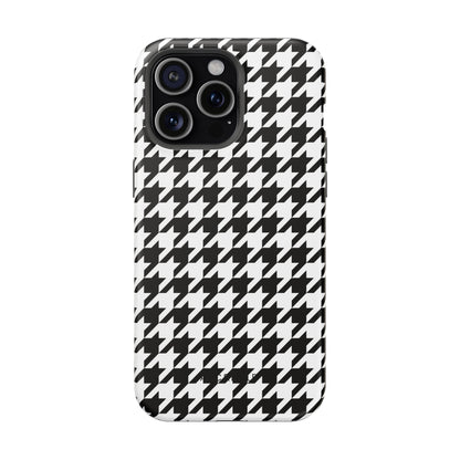 Houndstooth - Magnetic Phone Case - Arc & Bold