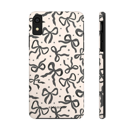 Noir Bows - Tough Phone Case