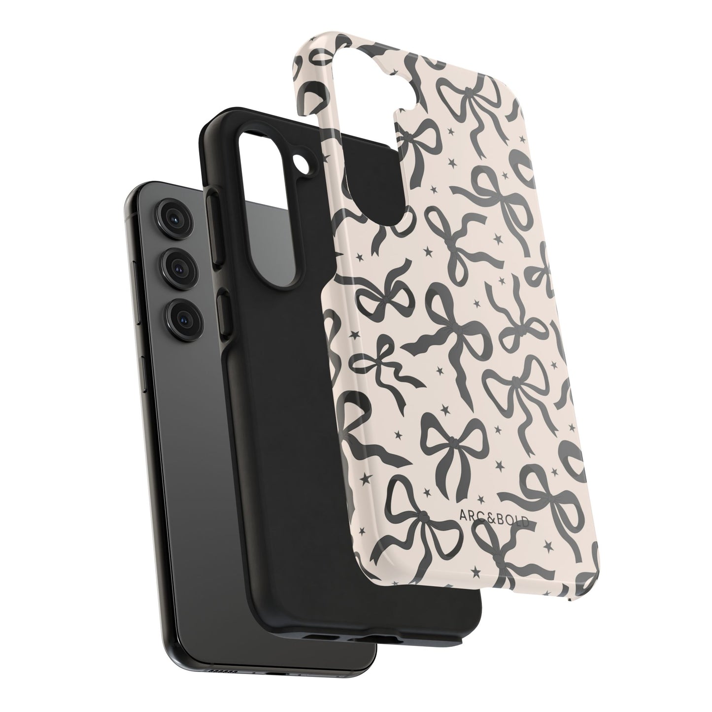 Noir Bows - Tough Phone Case