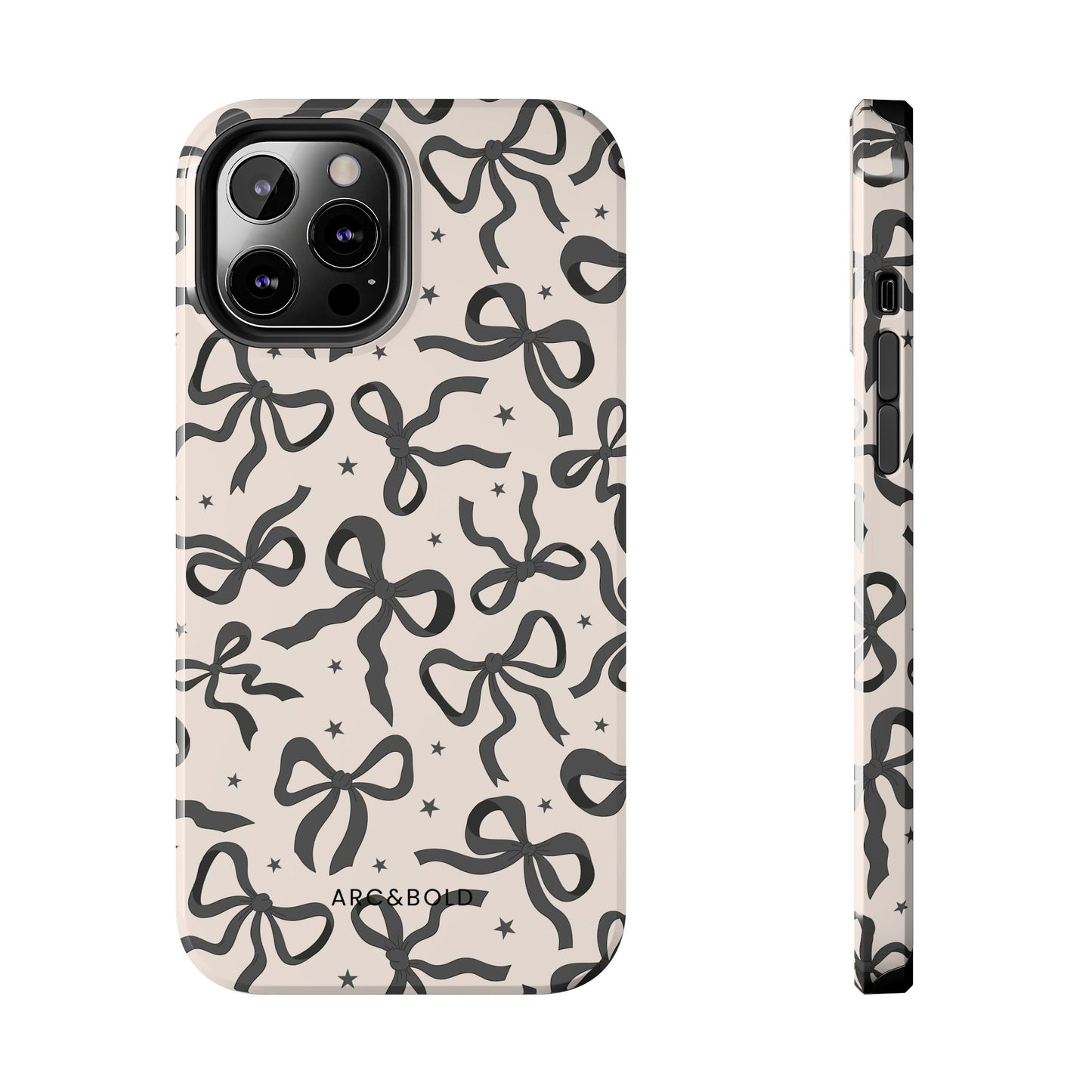 Noir Bows - Tough Phone Case