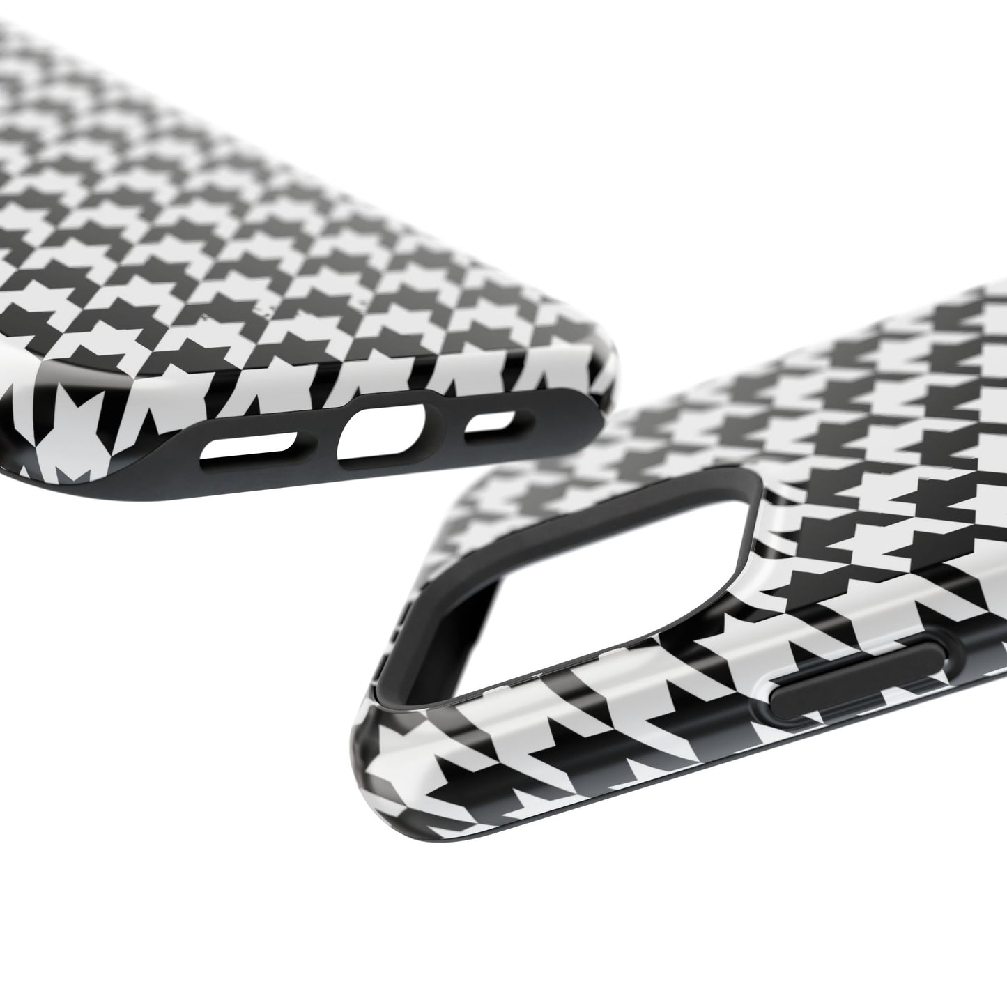 Houndstooth - Magnetic Phone Case - Arc & Bold