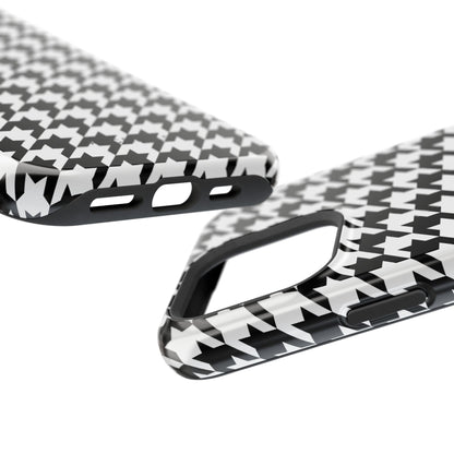 Houndstooth - Magnetic Phone Case - Arc & Bold