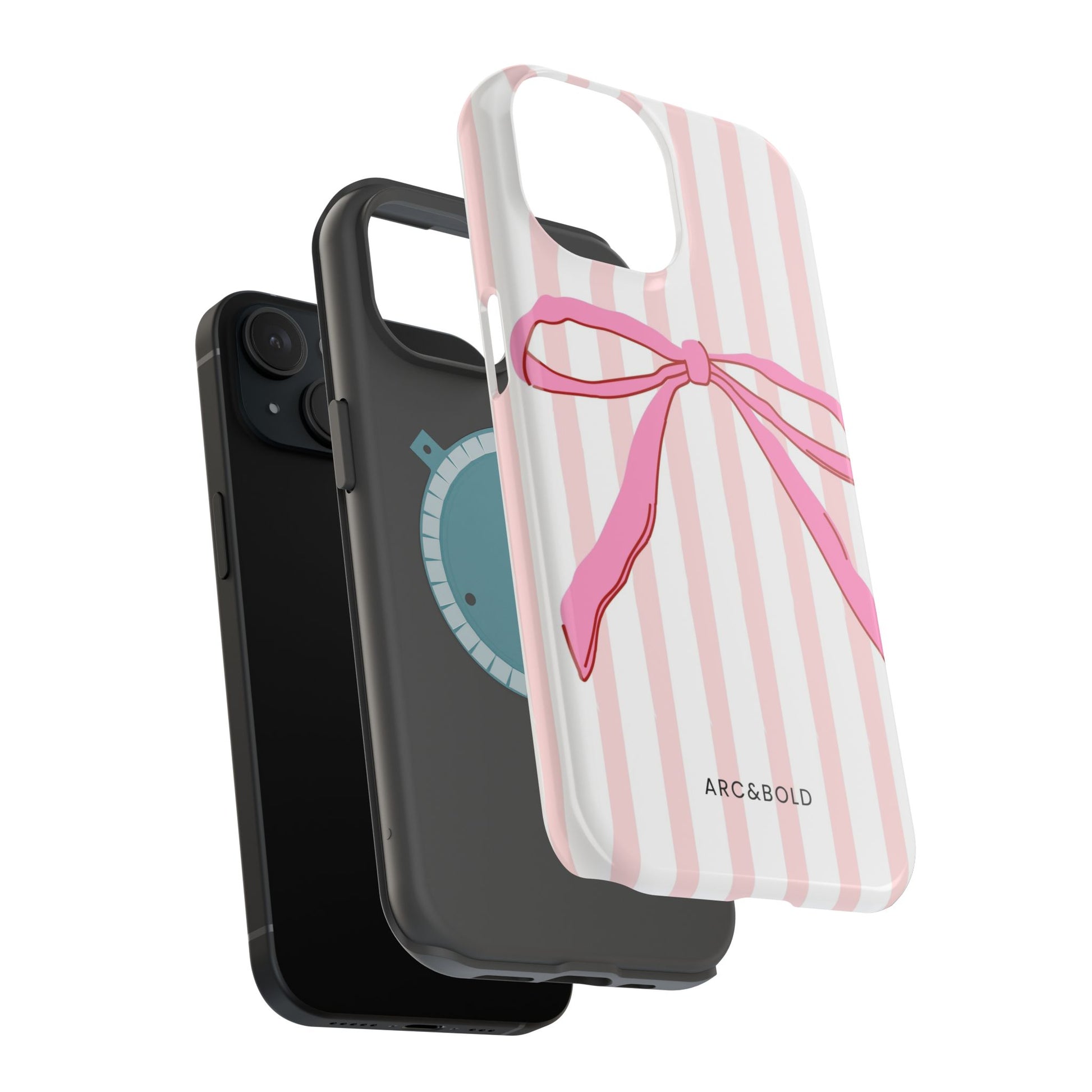 Pink Bow - Magnetic Phone Case - Arc & Bold