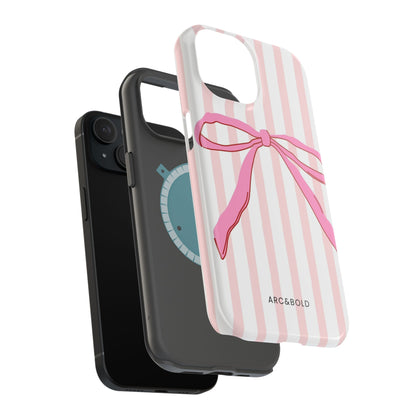 Pink Bow - Magnetic Phone Case - Arc & Bold