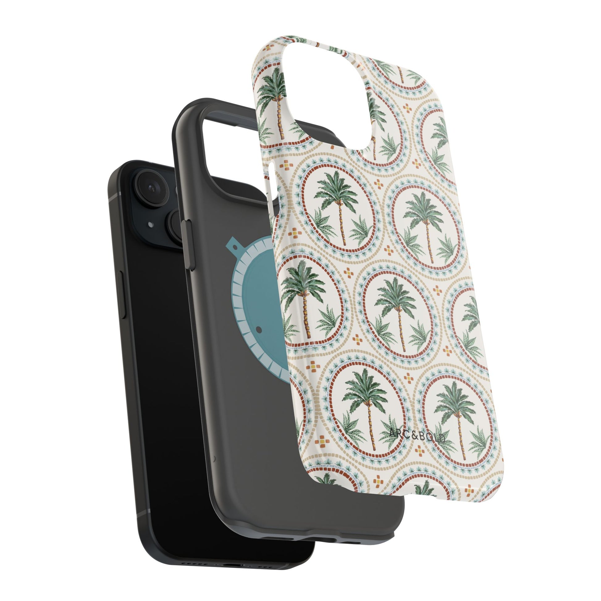 Tropical Tile Palm - Magnetic Tough Case - Arc & Bold