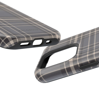 Monochrome Tartan - Magnetic Tough Case - Arc & Bold