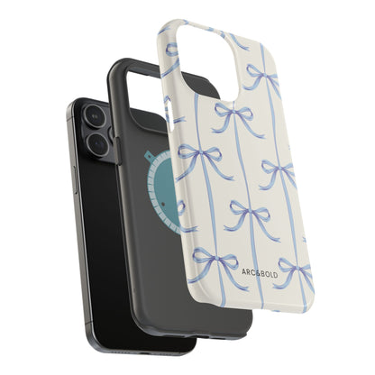 Blue Bow - Magnetic Tough Case - Arc & Bold