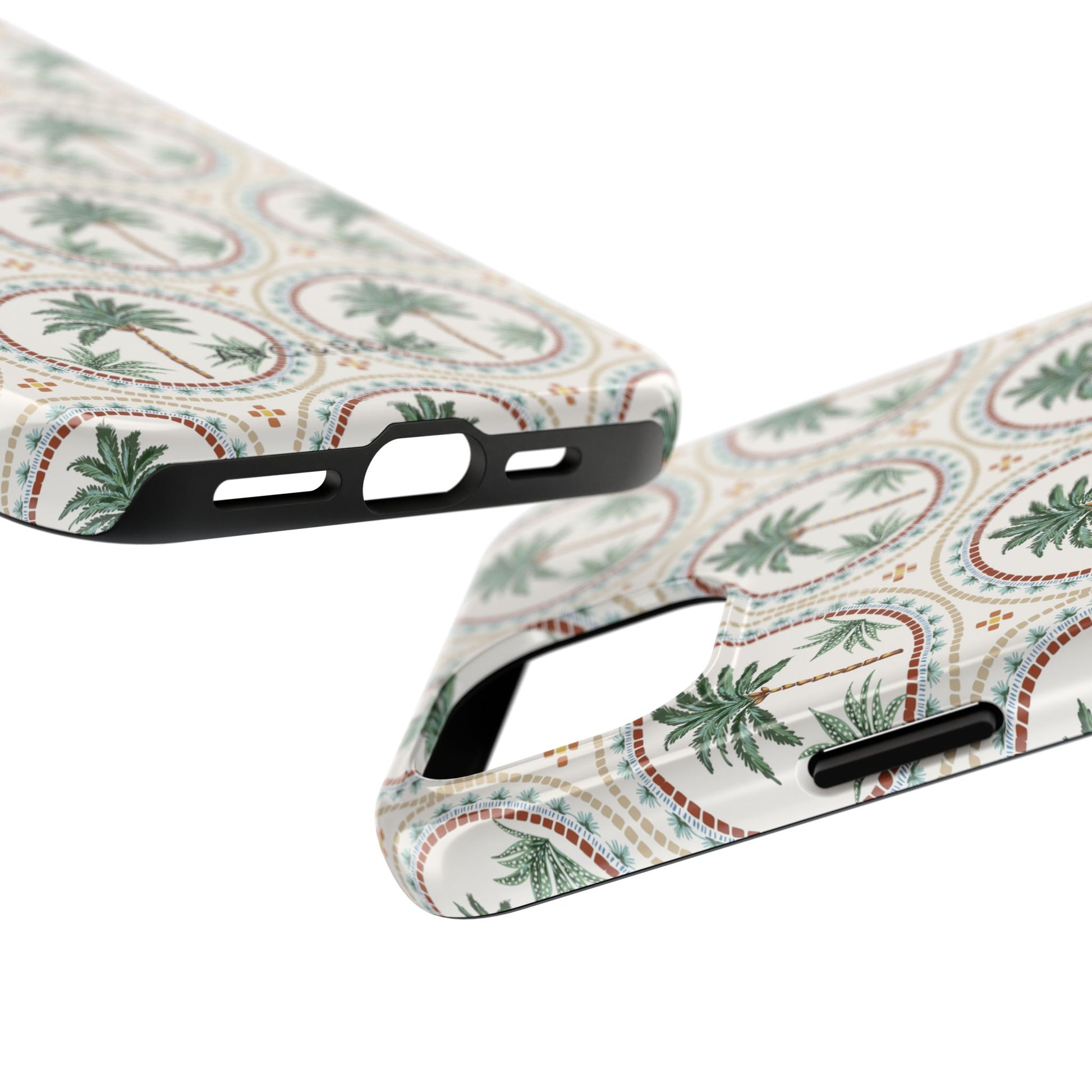Tropical Tile Palm - Tough Phone Case - Arc & Bold